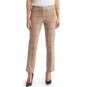 Amanda + Chelsea Plaid Work Pants 7/8 Length